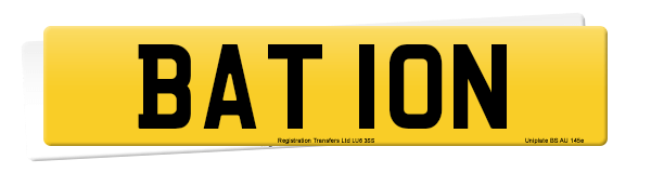 Registration number BAT 10N